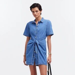 Madewell Denim Overlay Shirt Dress